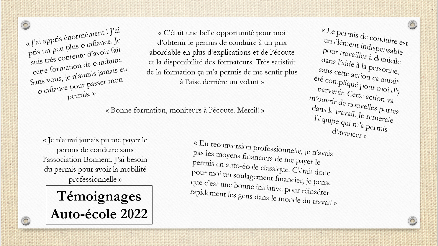 Image tmoignage