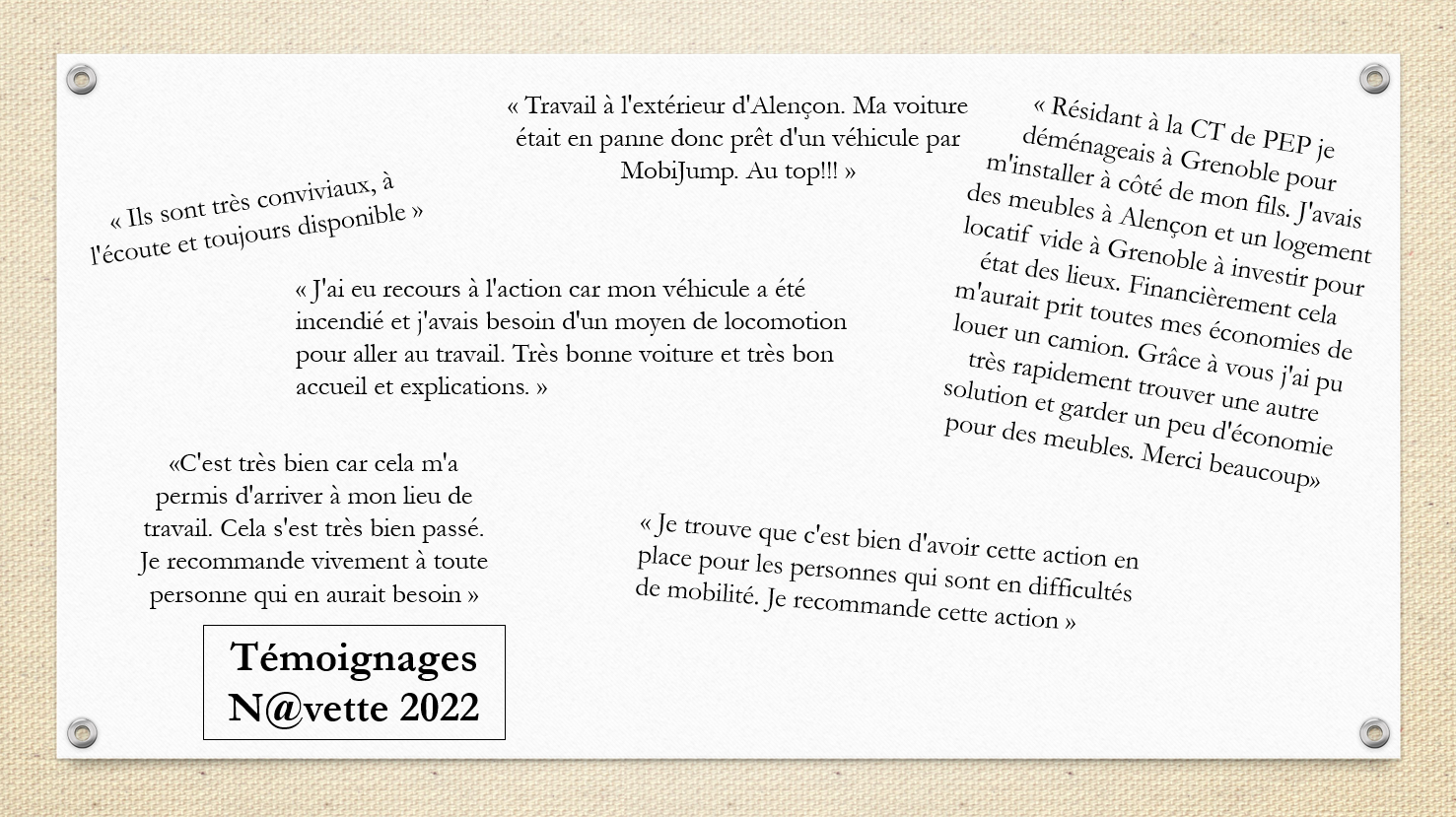 Image tmoignage