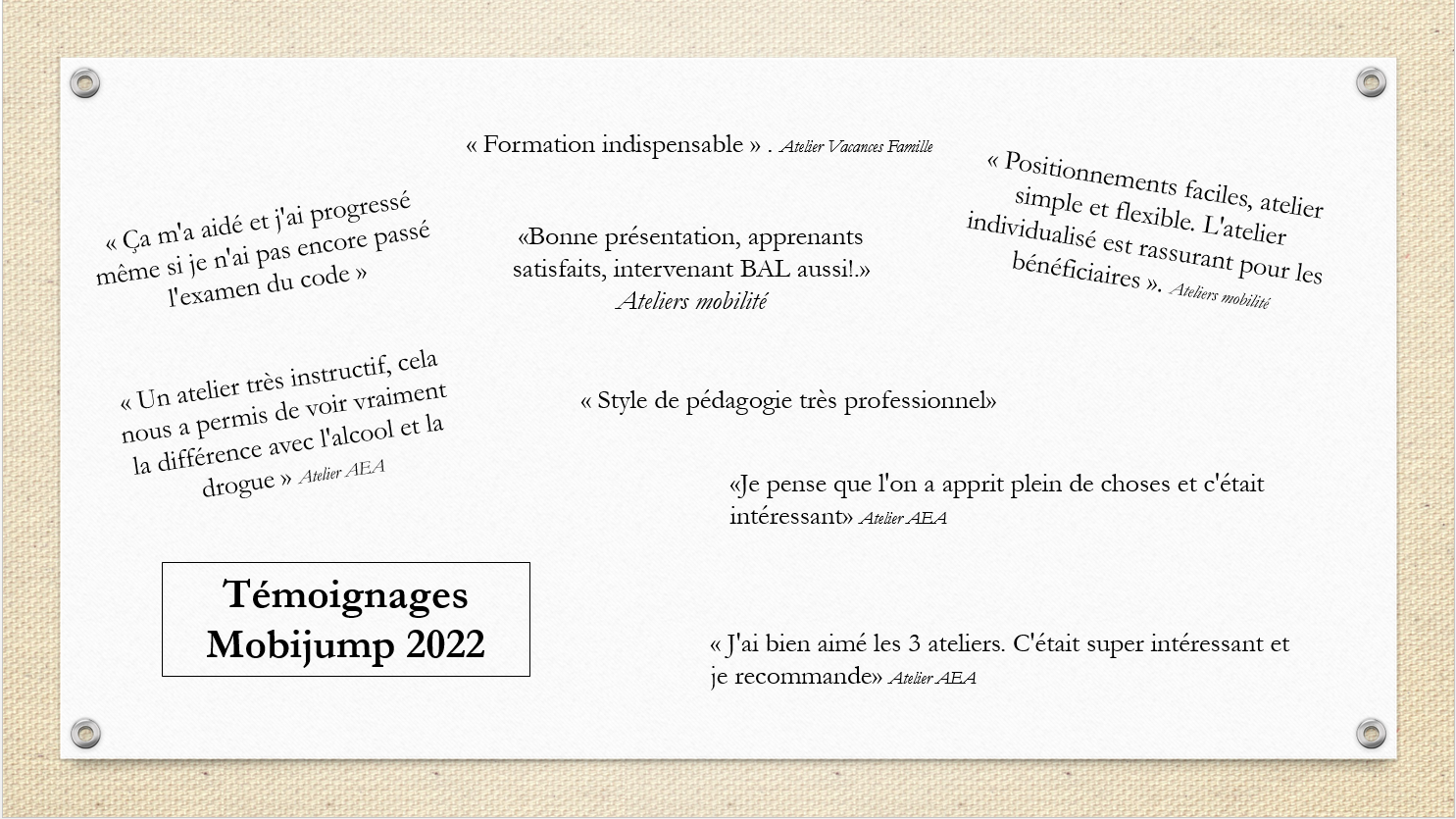 Image tmoignage